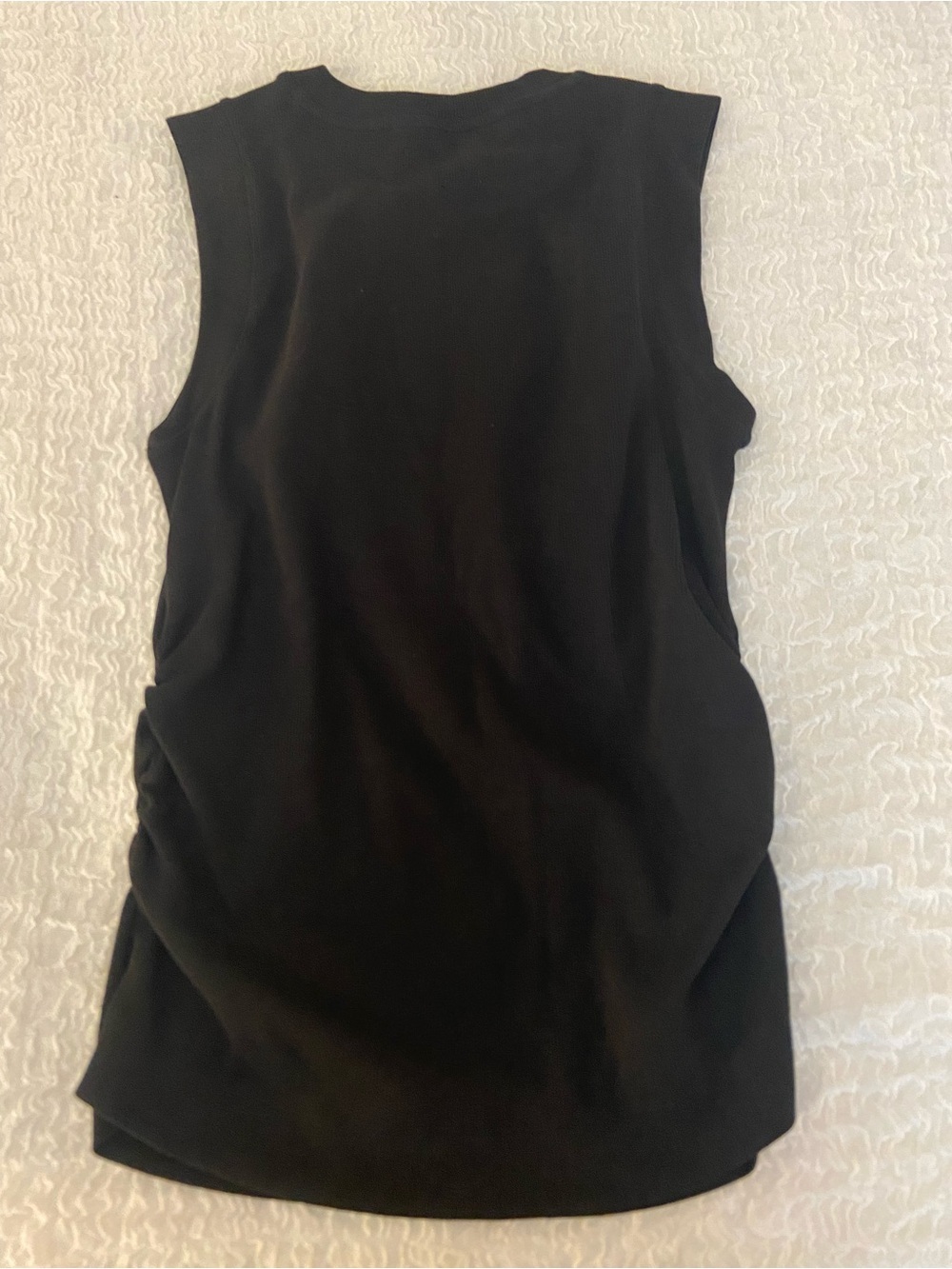 NWT WHITE HOUSE BLACK MARKET BLACK SIDE RUCHED TANK SIZE LARGE - Picture 8 of 8